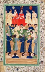 Der Gerichtshof der Kanzlei, ca. 1460